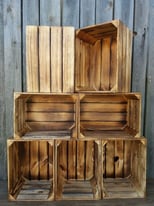 2-12 Amazing Strong Natural Smaller wooden crates - Very Clean