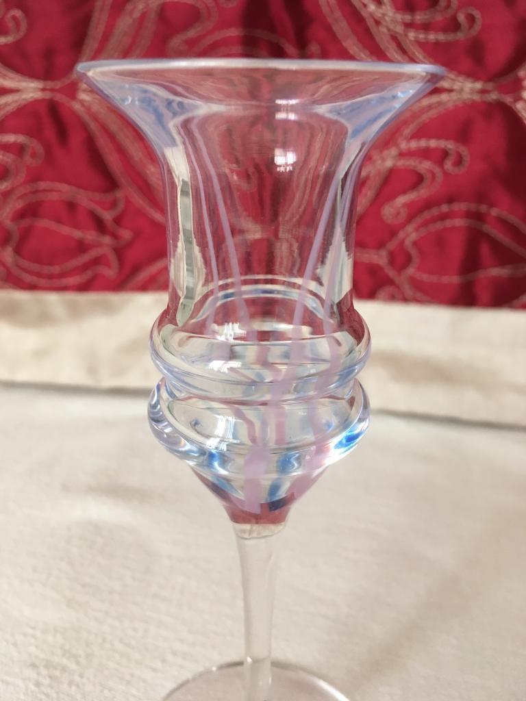 Caithness Studio Glass Handmade Lead Crystal Candle Holder
