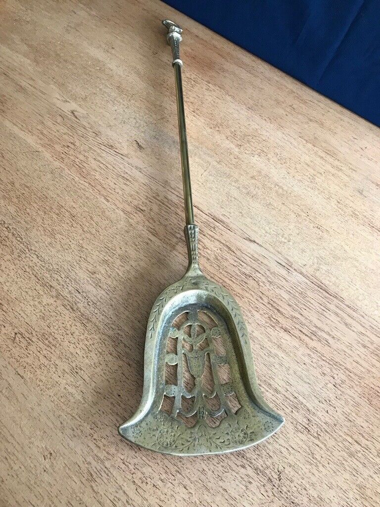 Antique Brass Fireplace Companion Set