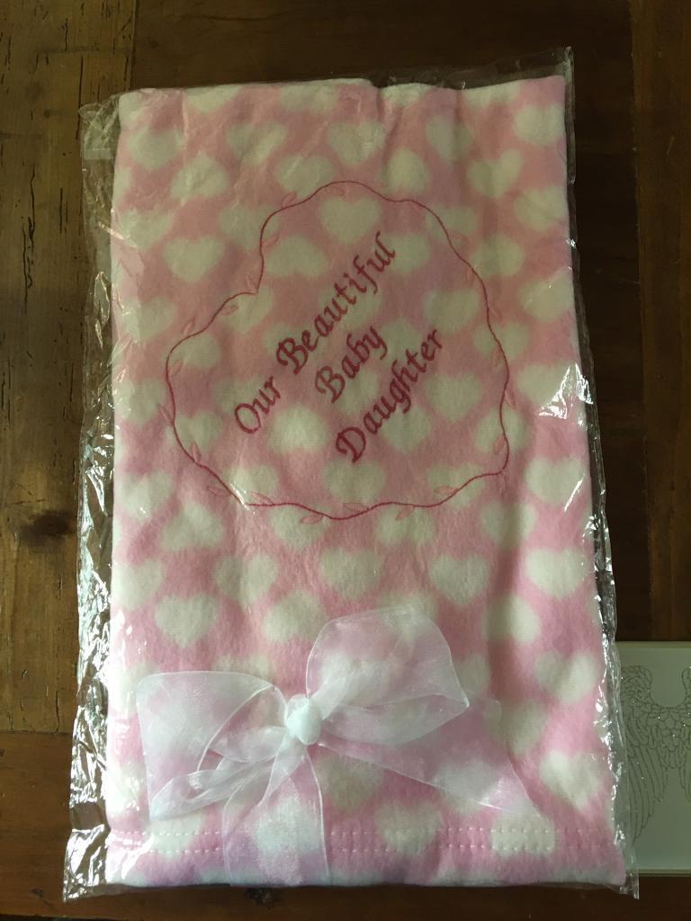 image for Brand new sealed pink baby blanket