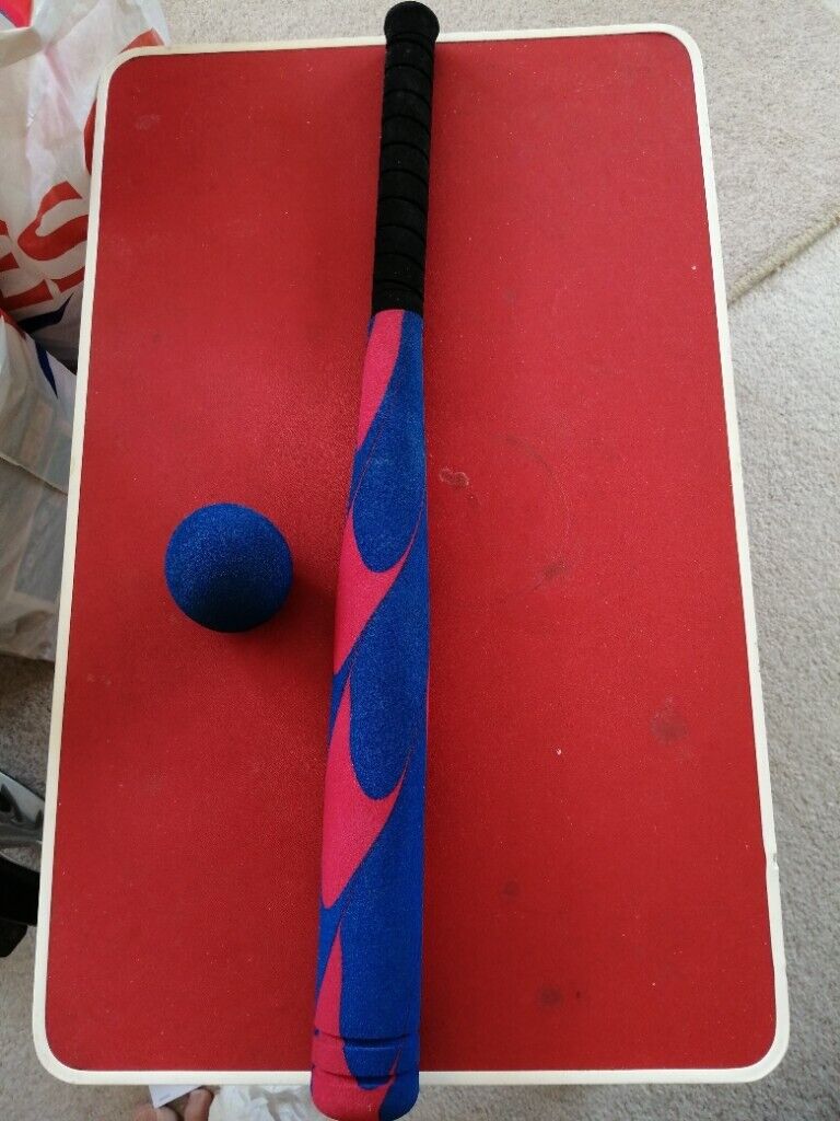 A soft / foam bat and ball set ideal for rounders 