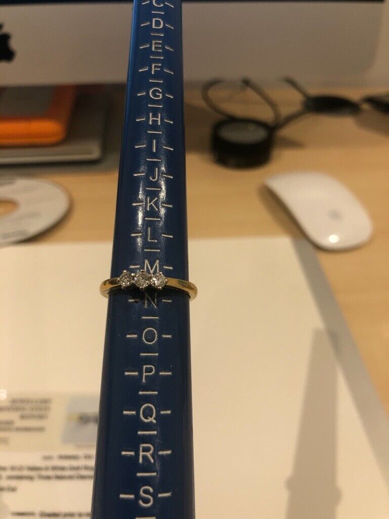 White & Yellow 18ct diamond Engagement Ring