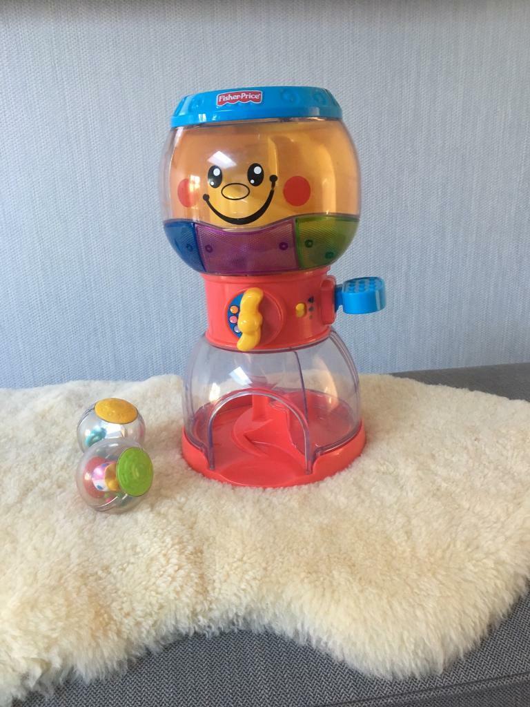 Gum ball playing machine 