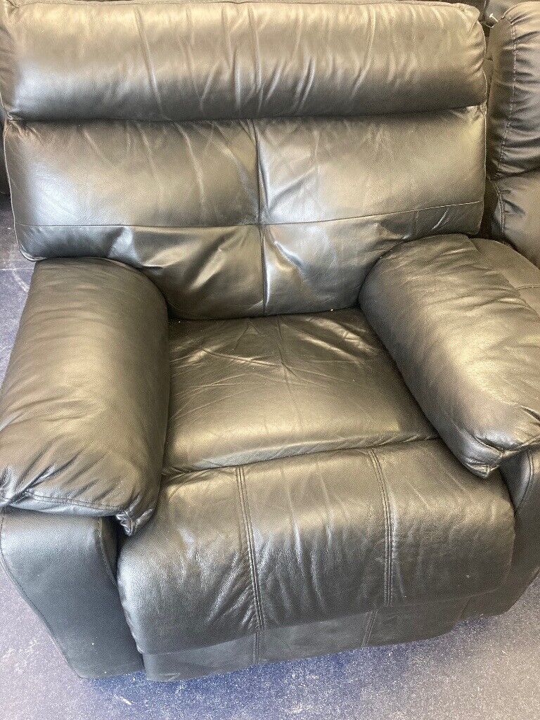 Leather one seater