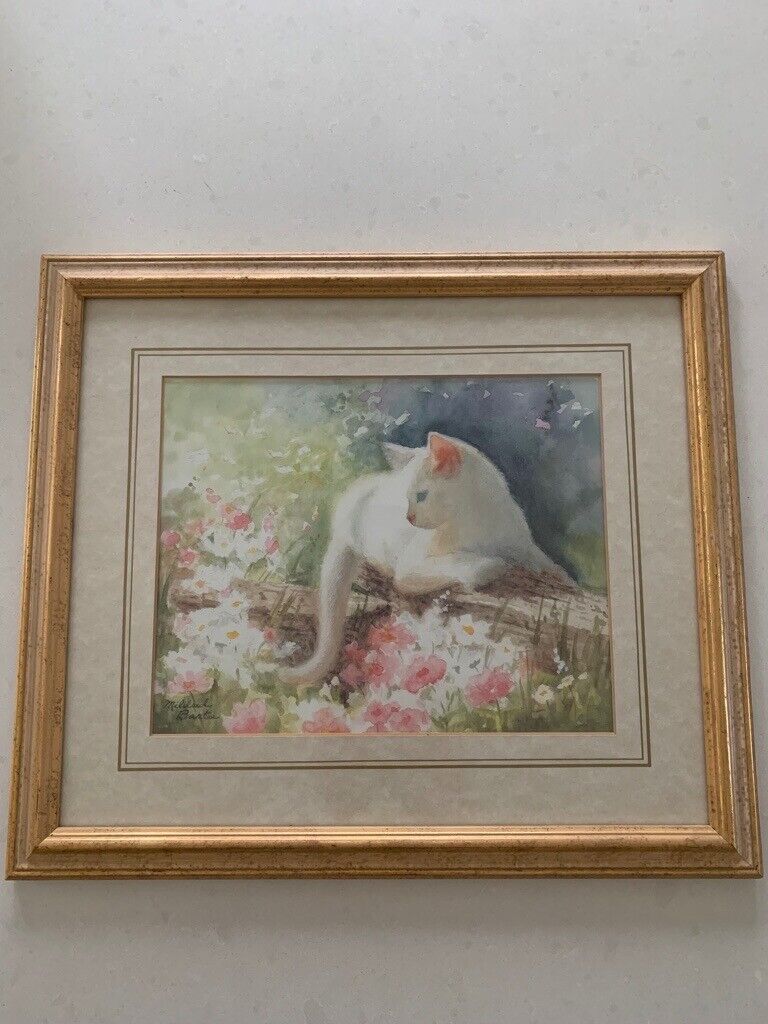 image for White Cat Print
