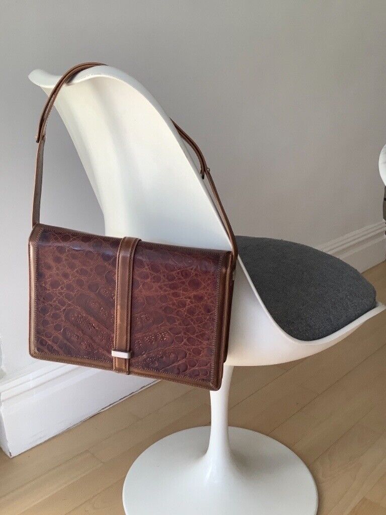 image for VINTAGE 50’s/60’s Crocodile and leather handbag 