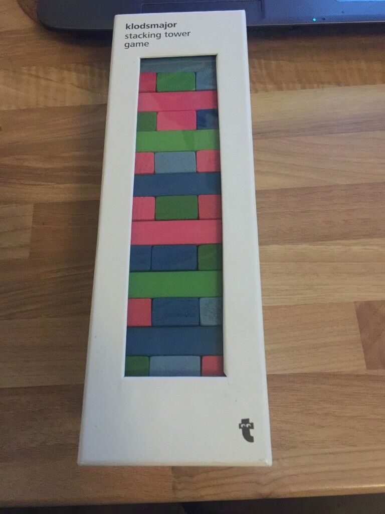 Jenga tower game-Klodsmajor stacking tower game-Family game. Brand New