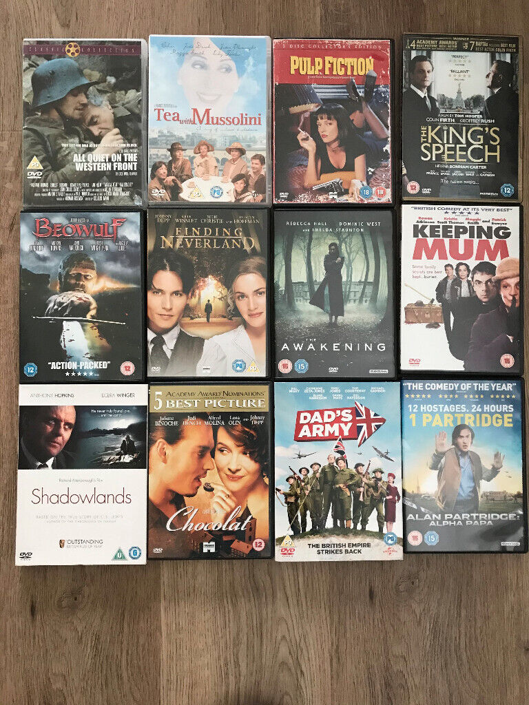 image for Selection of DVDs Classic Movies/Sport - £1 each