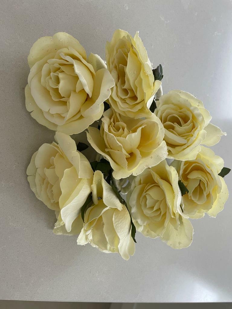 image for Beautiful 8 roses napkin rings 