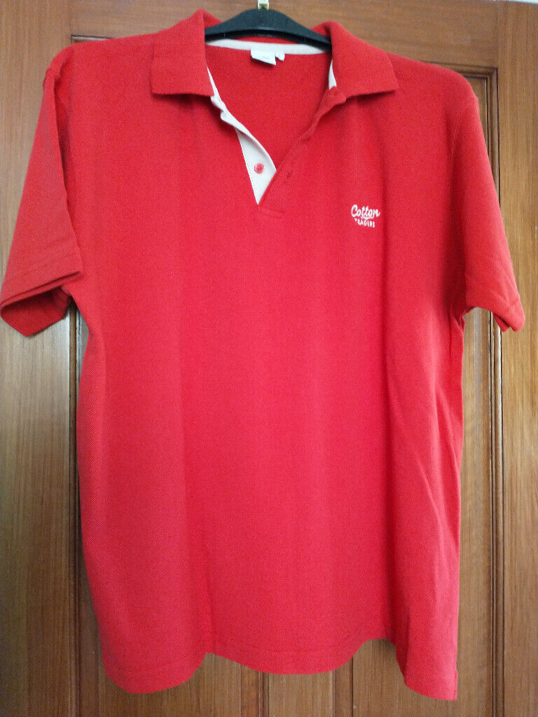 image for POLO-TSHIRT - 'COTTON TRADERS' - LARGE/CHEST 42/44. AS NEW COND