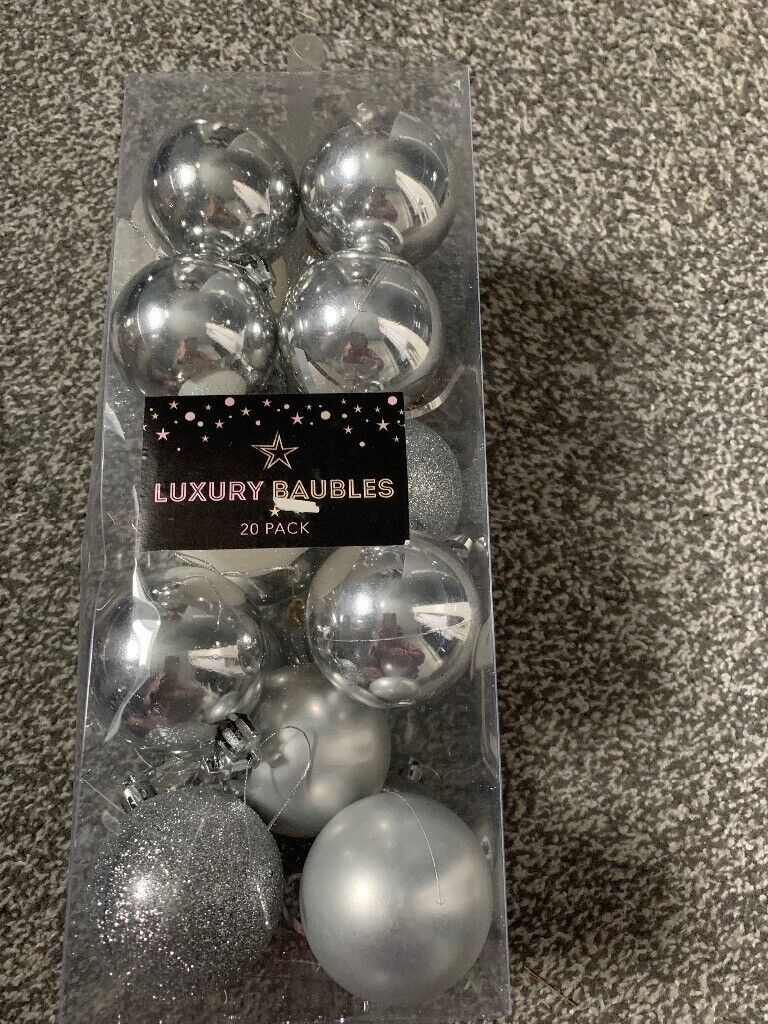 All brand new Christmas decorations in boxes 