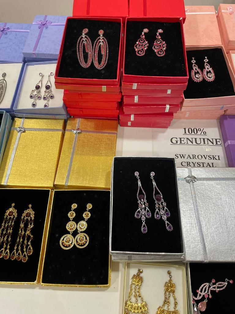 Job lot Swarovski style fashion costume  Jewellery  