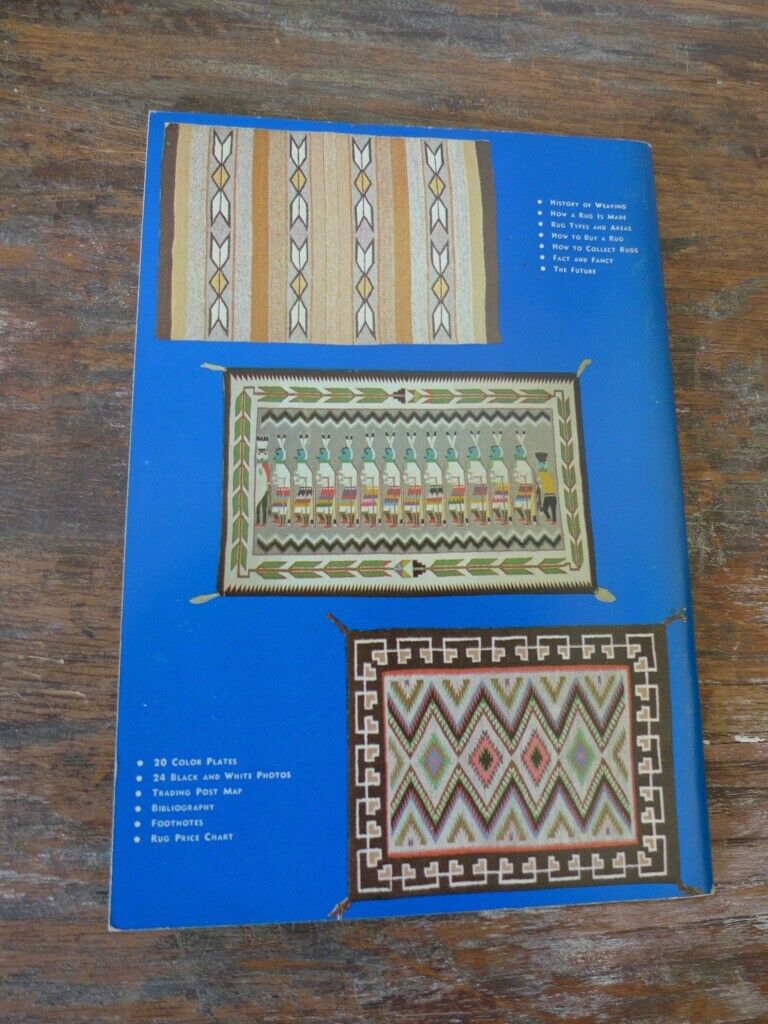 Collectable Vintage Book: NAVAJO RUGS Past, Present and Future. By Gilbert S Maxwell. Paperback.
