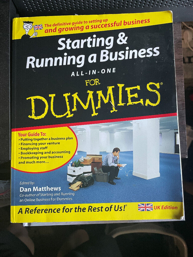 image for running a business for dummies book