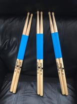 Three pairs of drum sticks - unused
