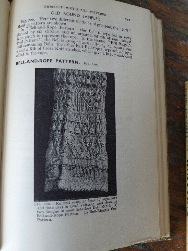 Four collectable vintage knitting hardbacks. THREE FIRST EDITIONS. See titles and details below.