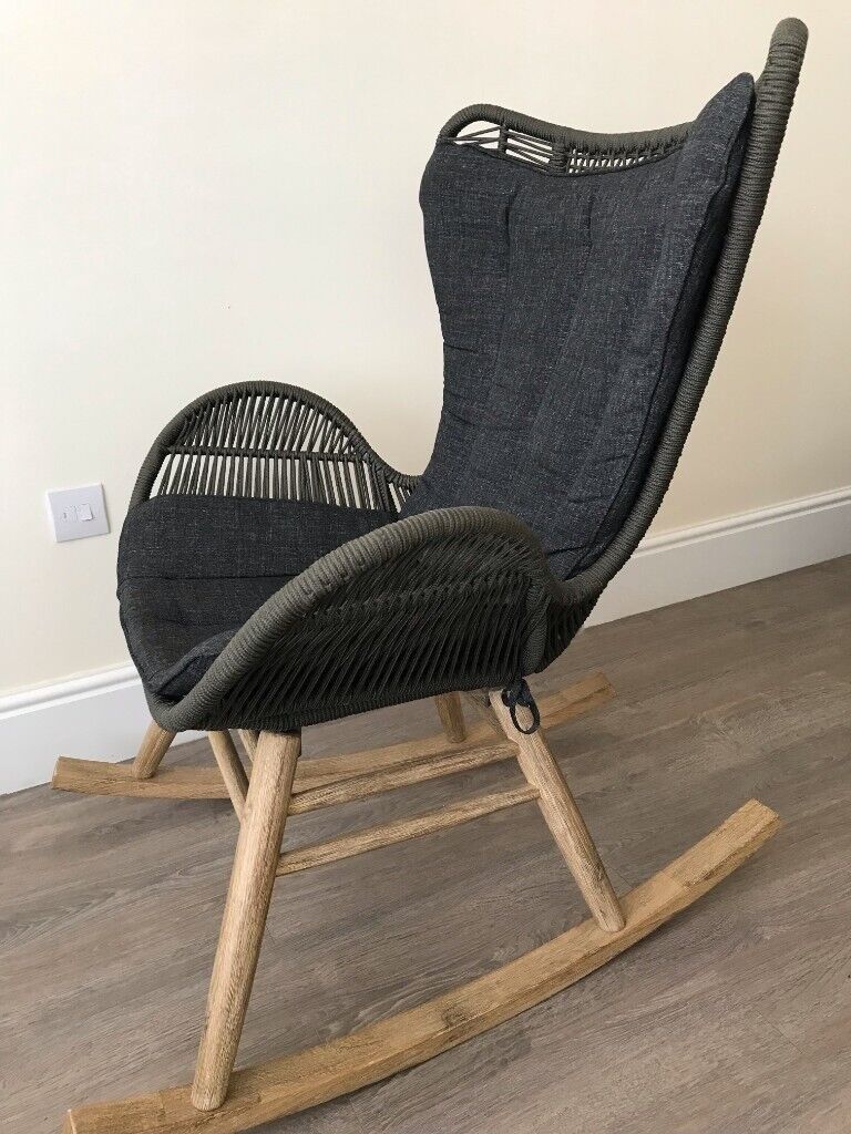 Modern looking rocking chair - Grey