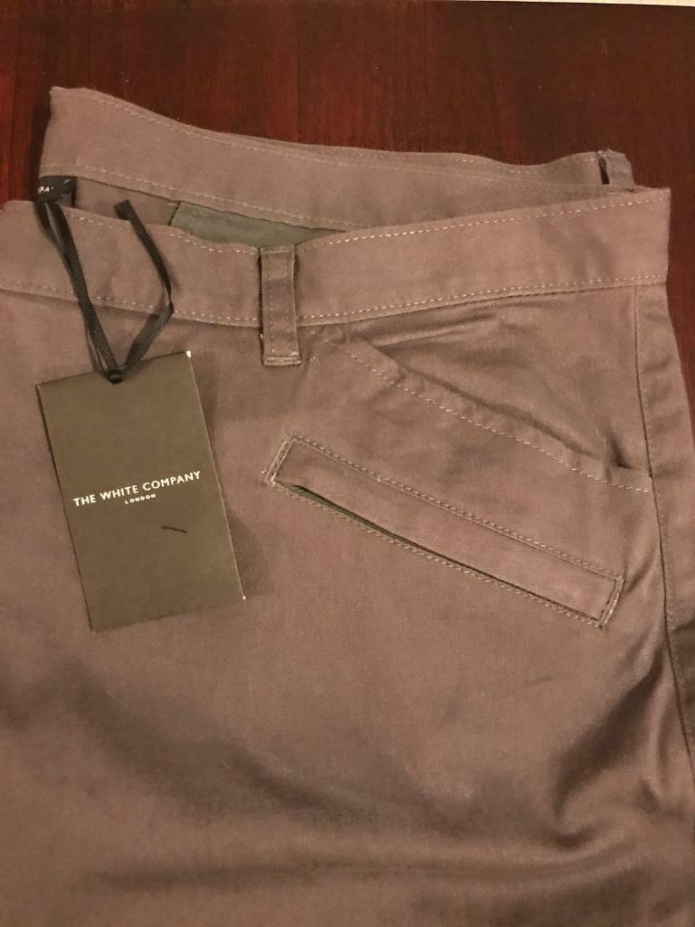 The White Company Brand new with tags size 16 khaki skinny cargo trousers. 