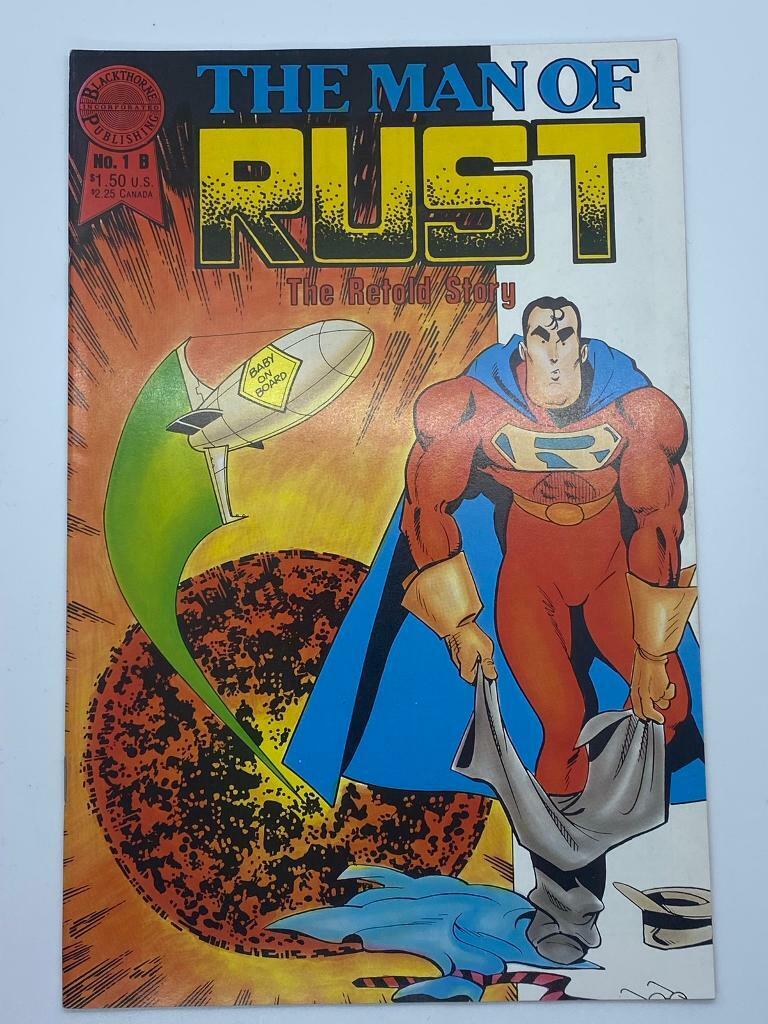 The Man Of Rust Comic Book Vol 1 #1B Nov 1986 - The Retold Story - Blackthorne Publishing Inc - N.M