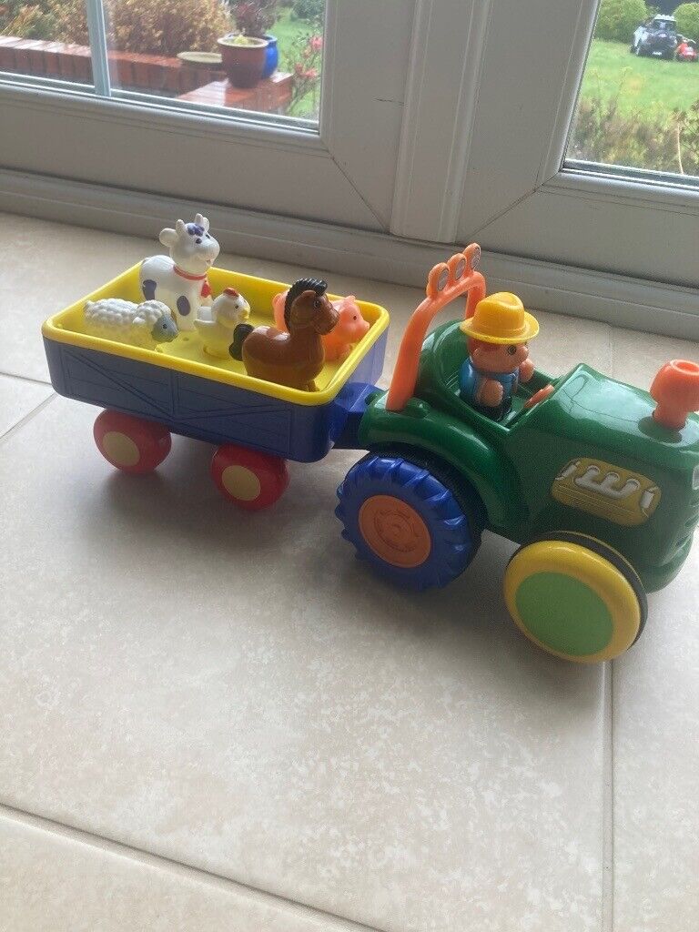 Toy tractor and trailer