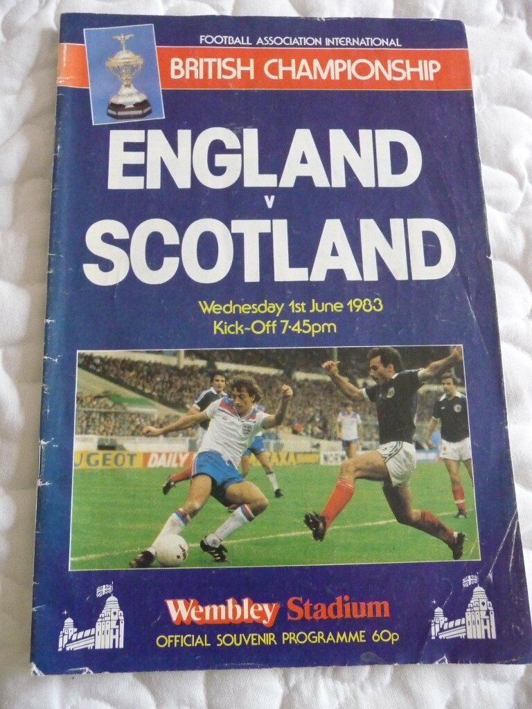 image for England v Scotland football programme