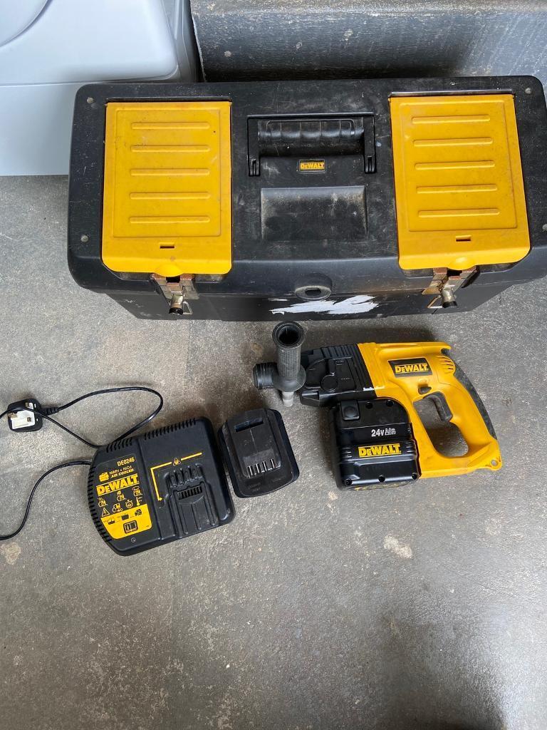 image for Dewalt 24v battery drill with chuck