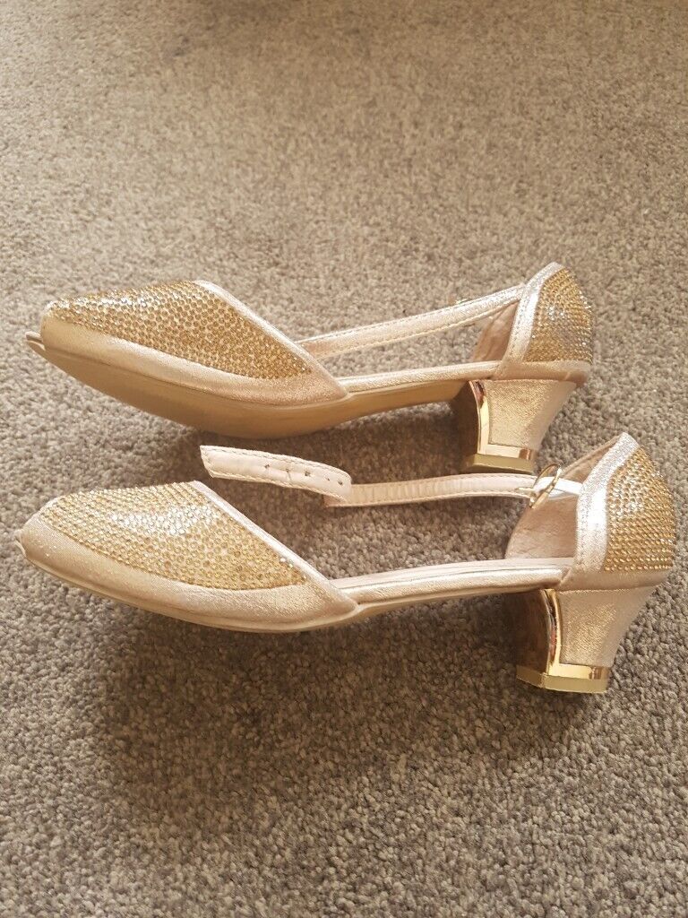 Gold sandals 