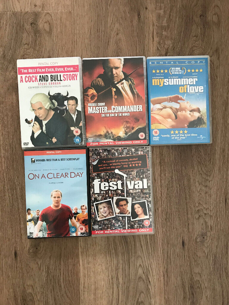 Selection of DVDs Classic Movies/Sport - £1 each