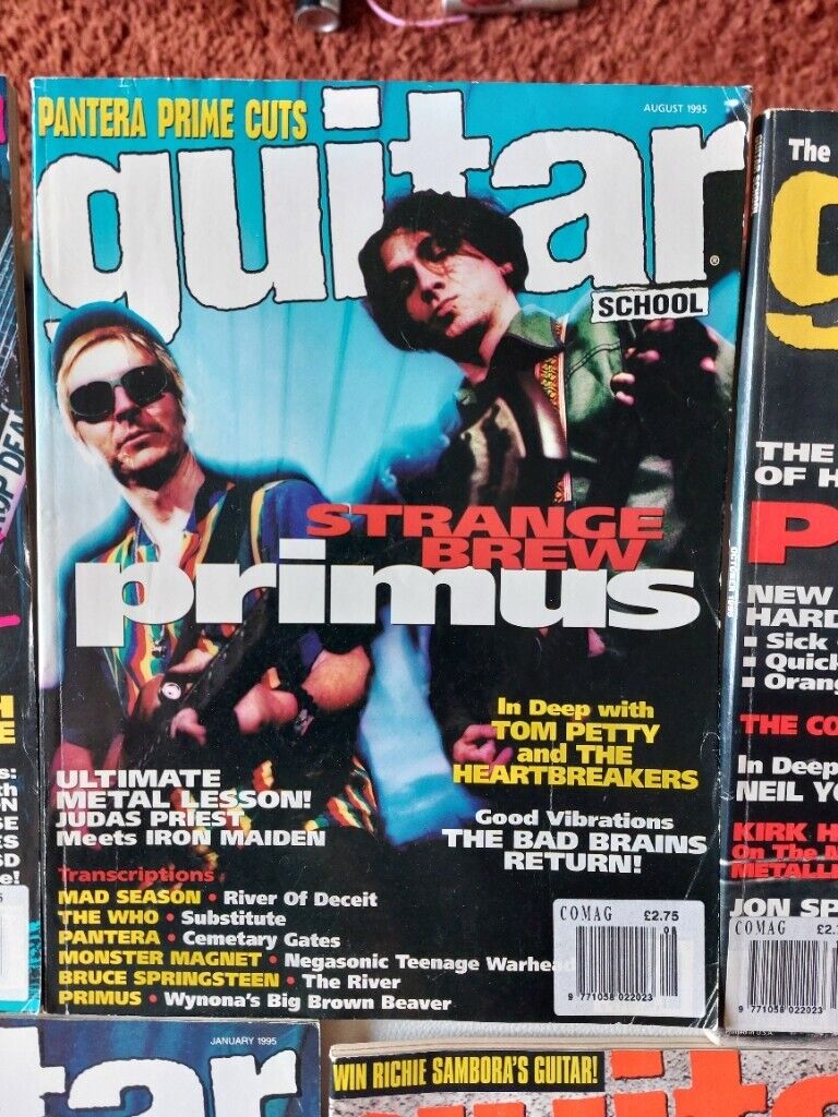 Guitar School magazines the 6 issues from 1995