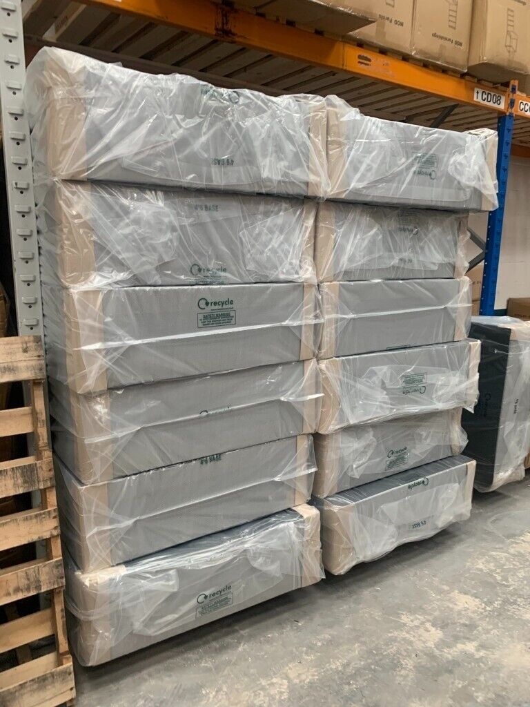 **100% GUARANTEED PRICE!**BRAND NEW-Double Divan Bed With Orthopaedic Mattress Option-Single Bed