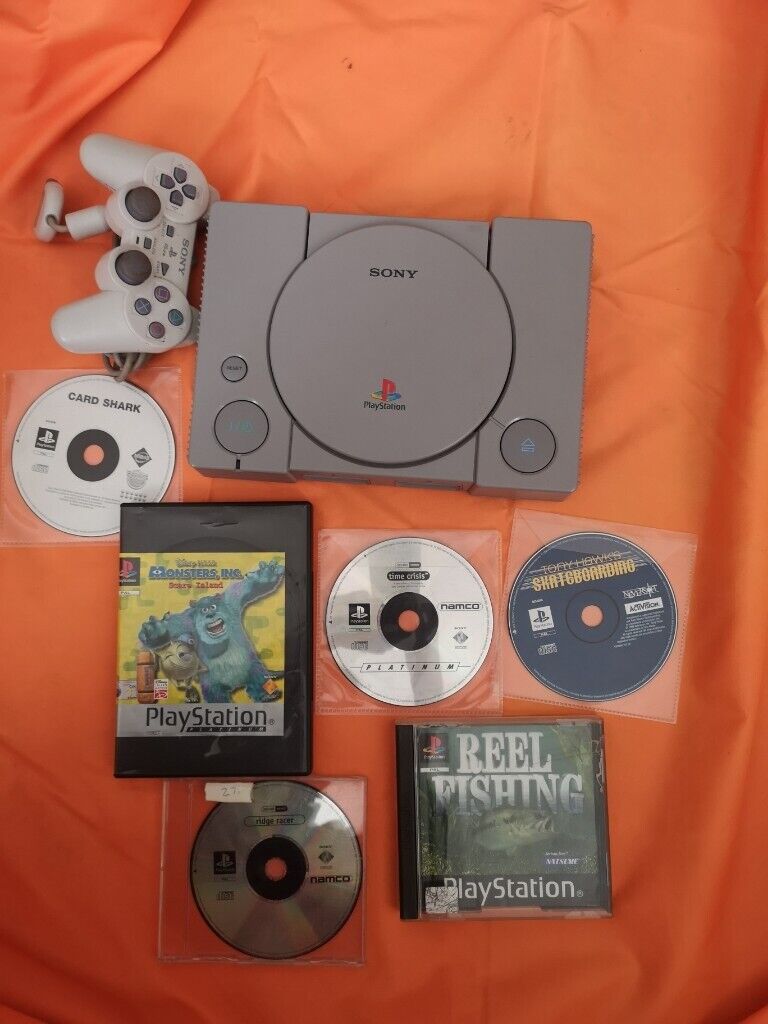 image for Sony PlayStation (Ps1) console with 6 games also 30 plus FREE games. 