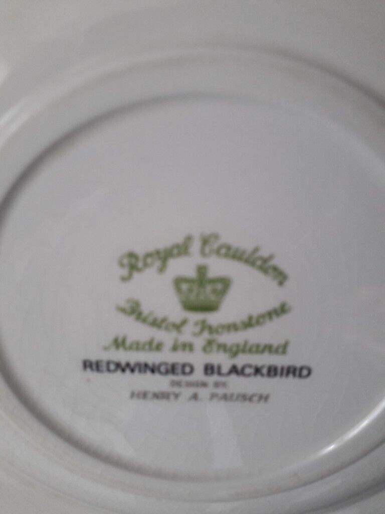 Royal Cauldon plates. 9 plates in set.