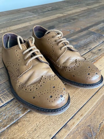 Boys hot sale tan brogues