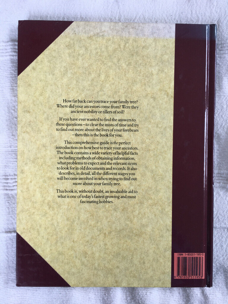 	Tracing your Ancestors (step-by-step guide to) hardback book by D M Field. Happy to post. £1.50