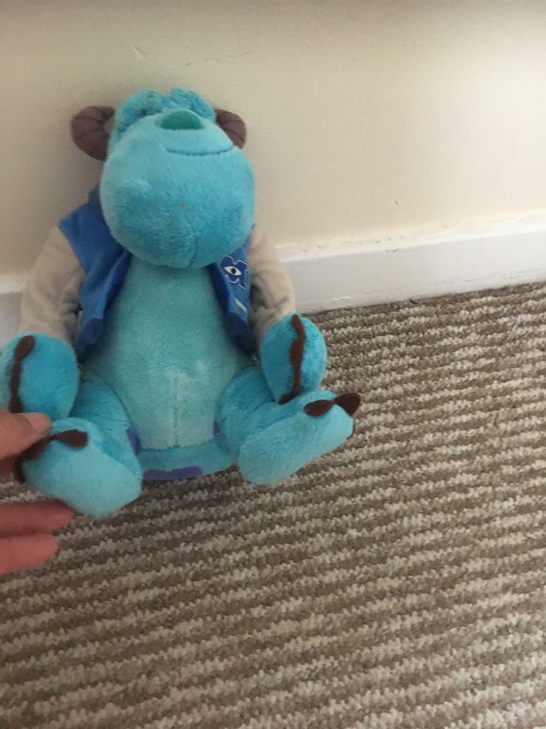 image for Monsters inc blue toy sulley plush soft toy