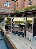 Brand NEW Flightcase Portable MakeUp mirrors ideal for TV and Film 