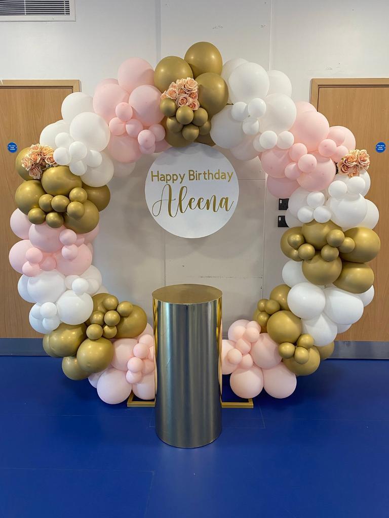 image for Balloon decor Face painting Chocolate fountain Waffles hire Soft play 