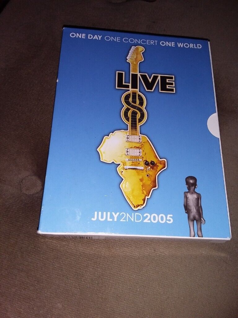 image for LIVE 8, ONE DAY, ONE CONCERT, ONE WORLD 4 DISC BOXSET.
