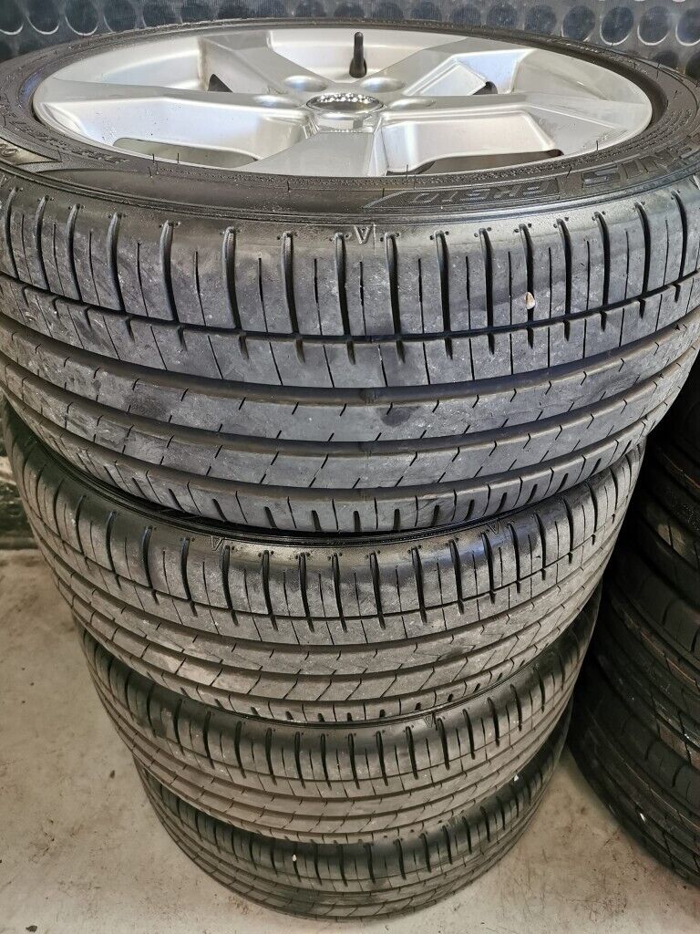 17" GENUINE AUDI A3 ALLOY WHEELS / TYRES - 5 X 112 FITMENT