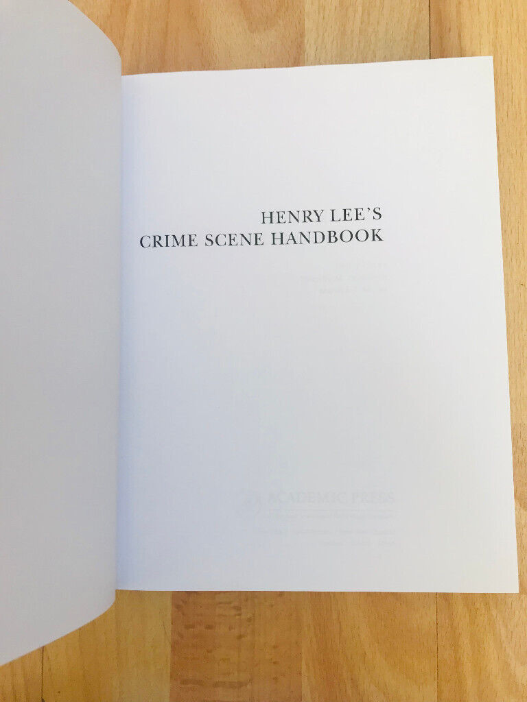 Henry Lee's Crime Scene Handbook - Hardcover – Illustrated, 26 Jun. 2001