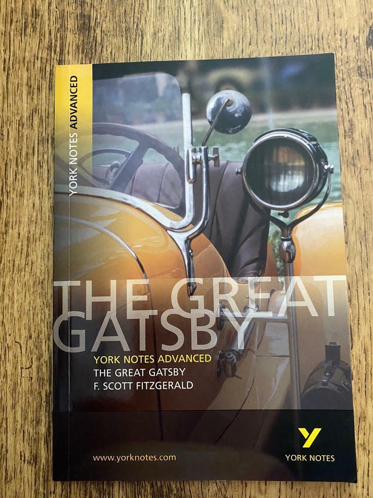 image for The Great Gatsby notes book