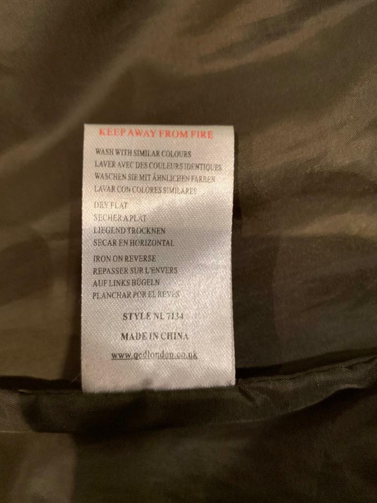 Ladies green coat size 8