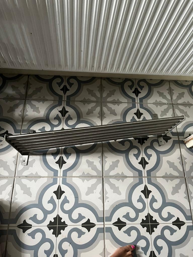 image for Stainless steel kitchen shelf - medium 