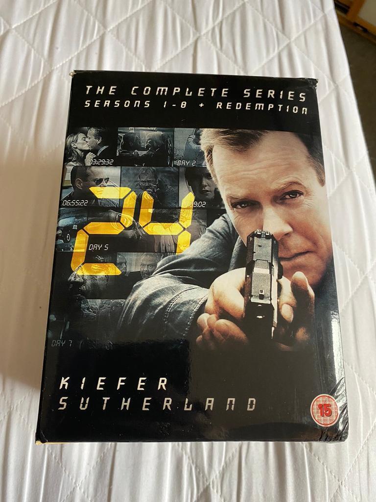 24 The Complete Series: Seasons 1-8 + Redemption DVDs Boxset