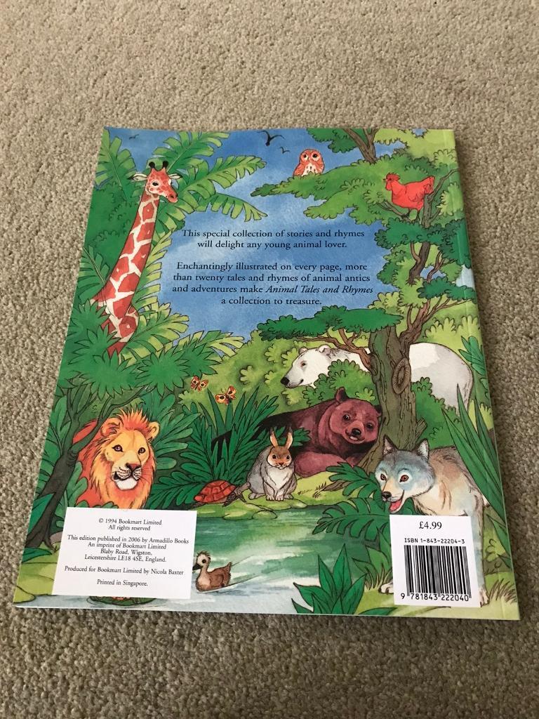 New And Unread Animal Tales And Rhymes