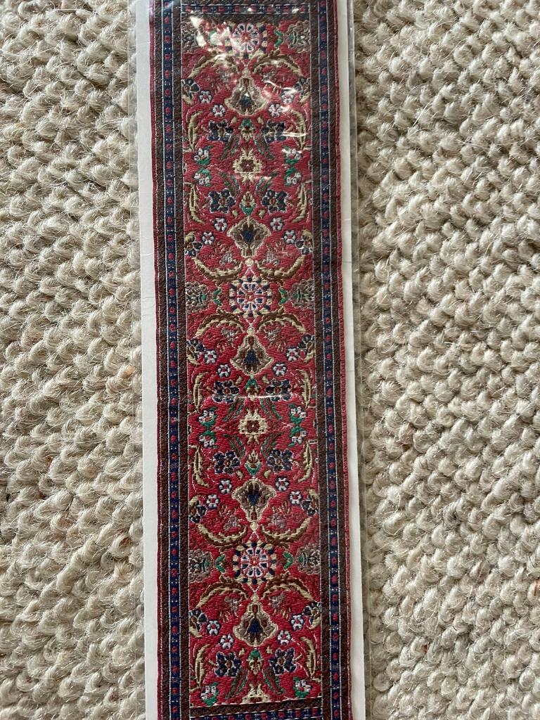 Turkish rug runner book mark