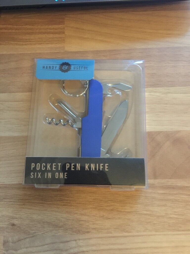 image for Pocket pen knnife, six in one. Handy & useful
