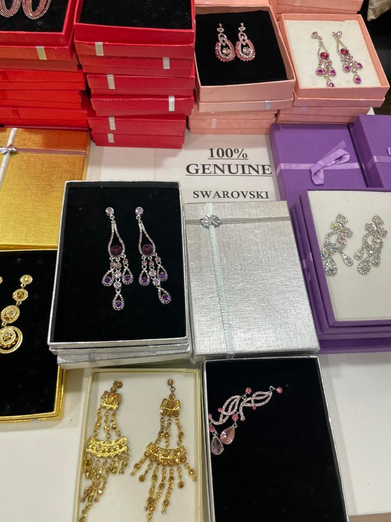 Job lot Swarovski style fashion costume  Jewellery  