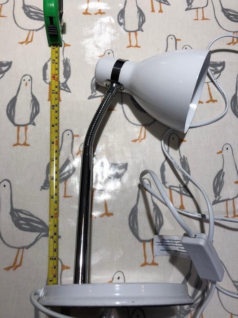 White desk lamp