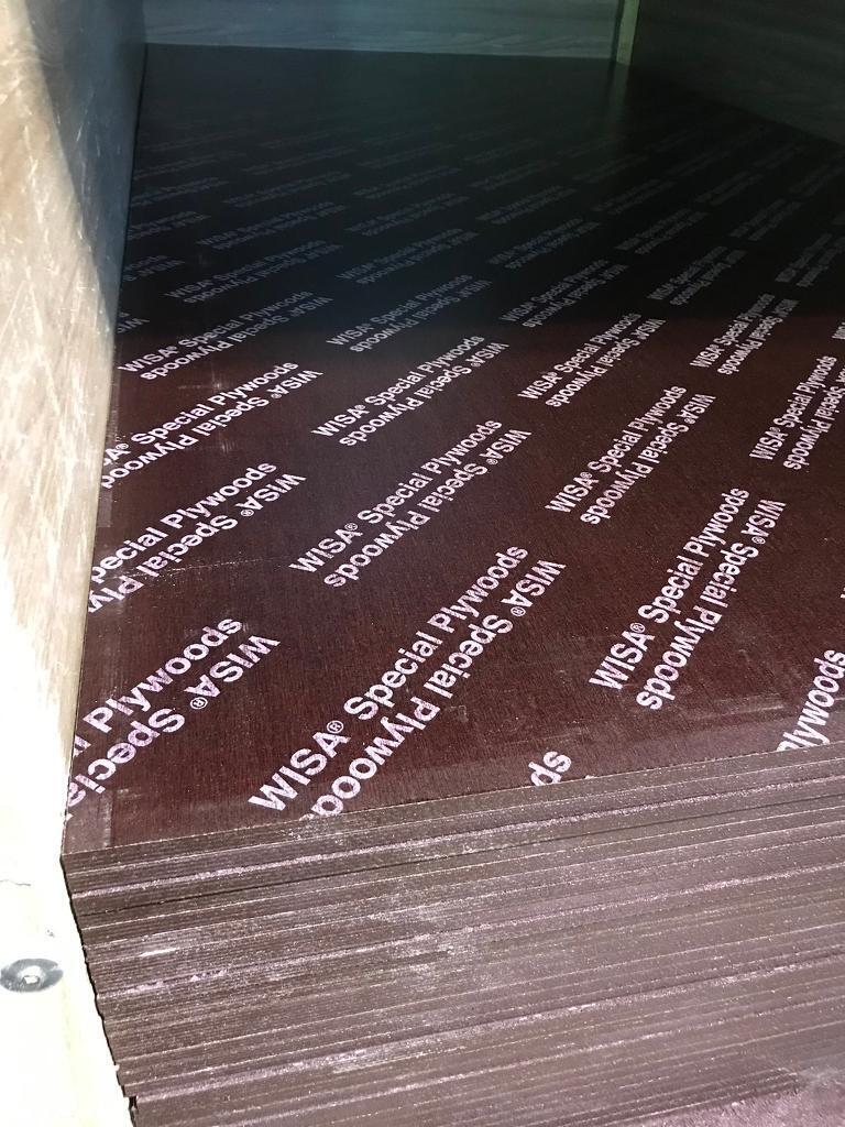 Phenolic plywood, WISA Wire, Anti slip, 9/12/15/18/21/24/27/30 mm, New